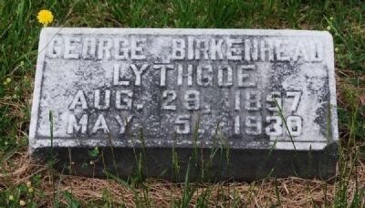 George Birkenhead Lythgoe's<br>Second Child of Augustus Lythgoe<br>Long Cane Cemetery, Abbeville, SC image. Click for full size.