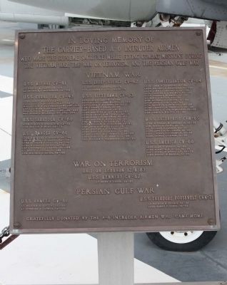 Carrier-Based A-6 Intruder Marker image. Click for full size.