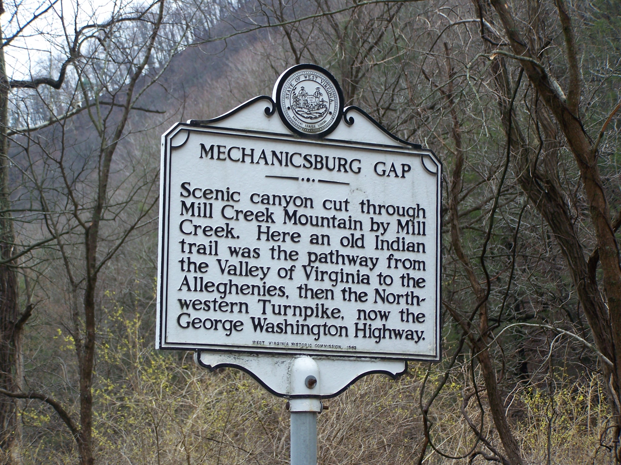 Mechanicsburg Gap Marker