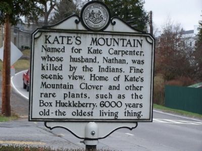 Kate's Mountain Marker image. Click for full size.