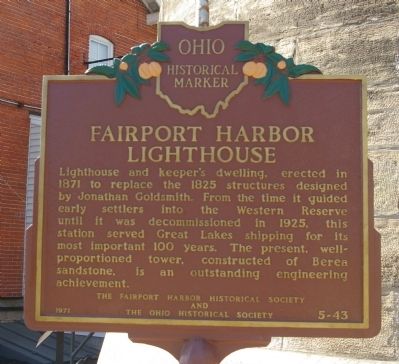 Fairport Harbor Lighthouse Marker image. Click for full size.