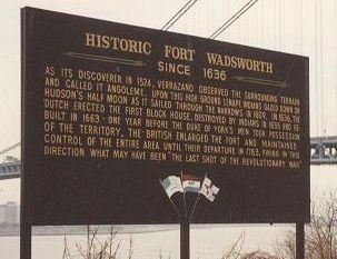 Historic Fort Wadsworth Marker. Click for full size. Historic Fort Wadsworth Marker image. Click for full size.