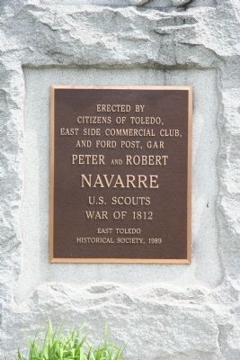 Peter and Robert Navarre Marker image. Click for full size.