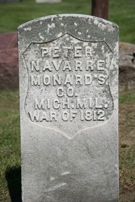 Peter Navarre Gravestone. Click for full size. Peter Navarre Gravestone image. Click for full size.