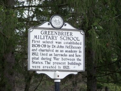Lewisburg Military School Marker image. Click for full size.