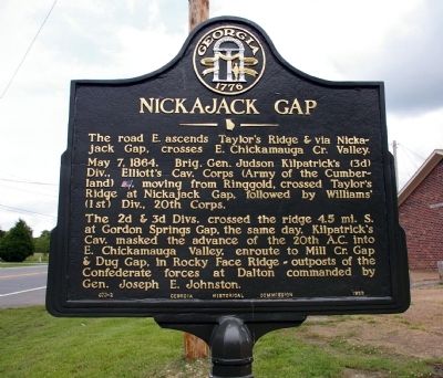 Nickajack Gap Marker image. Click for full size.