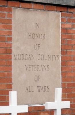 Morgan County (Indiana) - Veterans Marker image. Click for full size.
