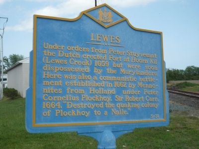 Lewes Marker. Click for full size. Lewes Marker image. Click for full size.