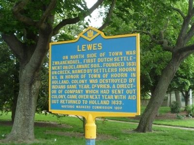 Lewes Marker. Click for full size. Lewes Marker image. Click for full size.