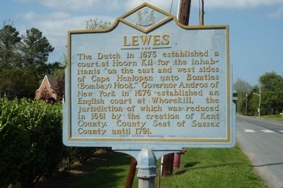 Lewes Marker. Click for full size. Lewes Marker image. Click for full size.