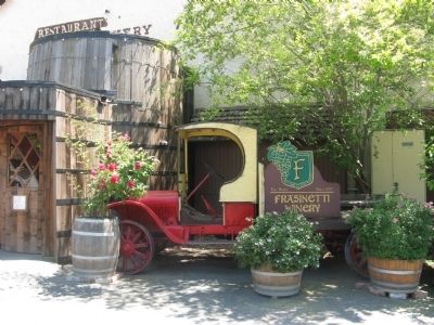 Frasinetti�s Winery Vintage Delivery Truck image. Click for full size.