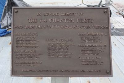 The F-4 Phantom Pilots Marker image. Click for full size.