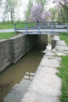 View of Canal Lock #13 from the north end looking towards the south end. image. Click for full size.