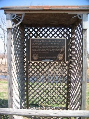 Lewis and Clark in Illinois Marker image. Click for full size.