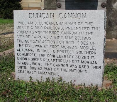 Duncan Cannon Marker. Click for full size. Duncan Cannon Marker image. Click for full size.