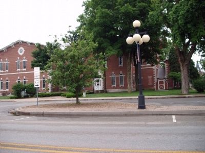 North / West Corner - - Morgan County (Indiana) Courthouse. Click for full size. North / West Corner - - Morgan County (Indiana) Courthouse image. Click for full size.