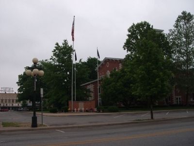 South / West Corner - - Morgan County Indiana Courthouse image. Click for full size.
