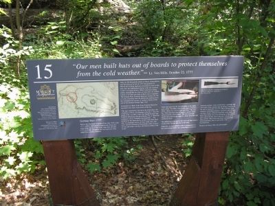 German Hut – 1777 Marker. Click for full size. German Hut – 1777 Marker image. Click for full size.