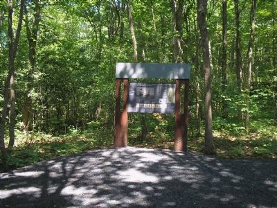 Marker on Mount Independence. Click for full size. Marker on Mount Independence image. Click for full size.