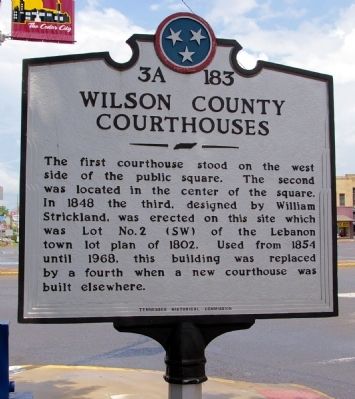 Wilson County Courthouses Marker image. Click for full size.