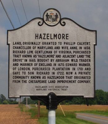 Hazelmore Marker image. Click for full size.