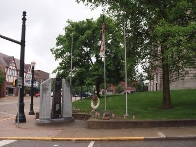 Long Back View - - Hendricks County War Memorial image. Click for full size.