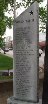 Front Left Panel - - Hendricks County War Memorial image. Click for full size.