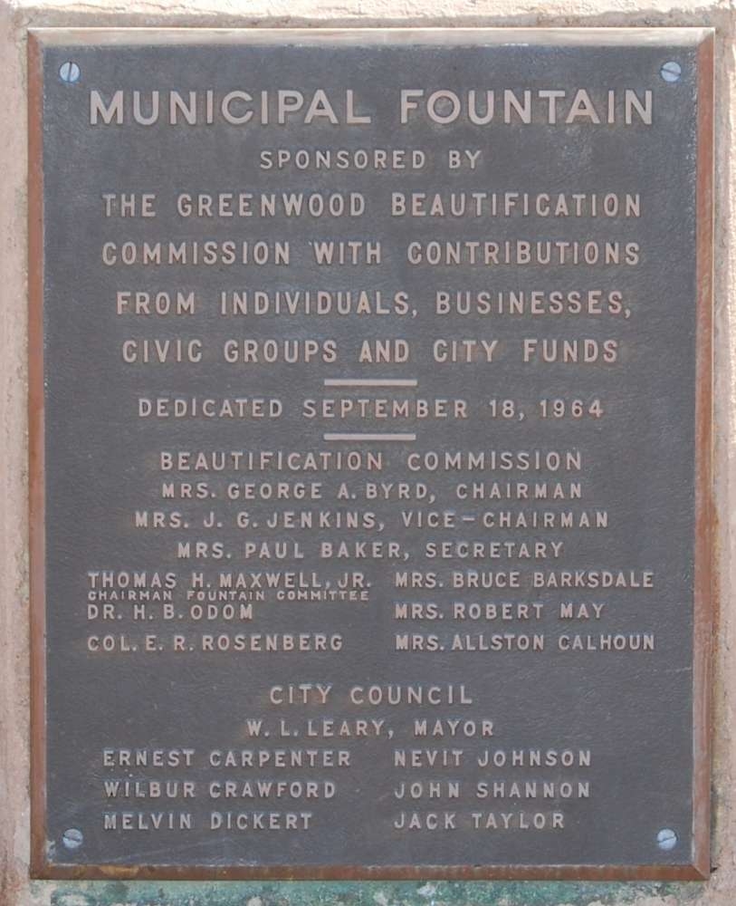 Municipal Fountain Marker