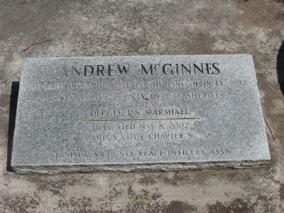 Andrew McGinnes Marker image. Click for full size.