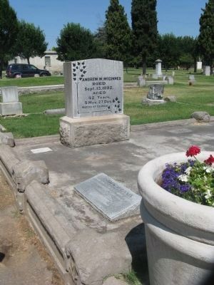 Andrew McGinnes Marker and Headstone. Click for full size. Andrew McGinnes Marker and Headstone image. Click for full size.