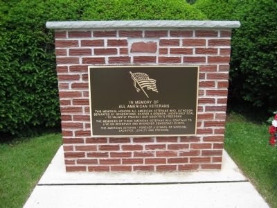 Greenwich Township Veterans Monument image. Click for full size.