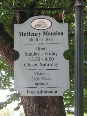 Signs Displayed on Streets at the Mansion image. Click for full size.