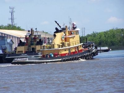 Port of Savannah Tug, as mentioned on marker image. Click for full size.