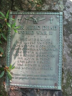 Our Hero Dead World War II Marker image. Click for full size.