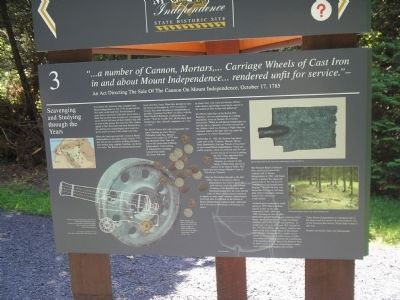 Scavenging and Studying through the Years Marker (Marker 3). Click for full size. Scavenging and Studying through the Years Marker (Marker 3) image. Click for full size.
