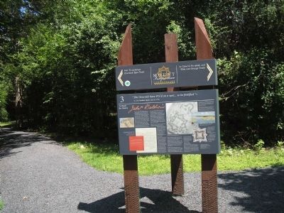 Marker on Mount Independence. Click for full size. Marker on Mount Independence image. Click for full size.