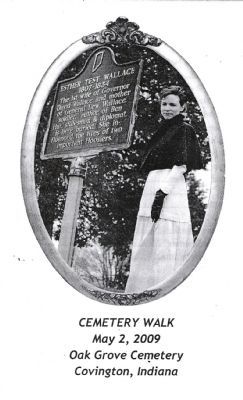 Program - - Cemetery Walk May 2, 2009 image. Click for full size.