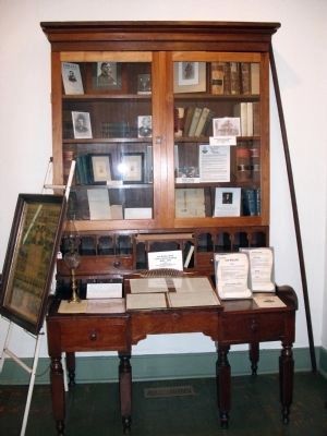Lew Wallace Desk image. Click for full size.