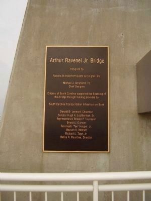 Arthur Ravenel Jr. Bridge Marker image. Click for full size.