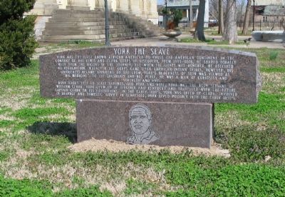 York the Slave Marker. Click for full size. York the Slave Marker image. Click for full size.
