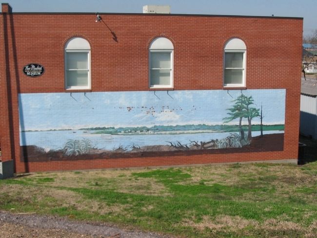 River Mural on New Madrid Museum image. Click for full size.