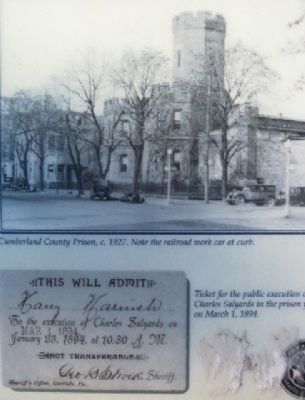 Old Prison Marker Detail. Click for full size. Old Prison Marker Detail image. Click for full size.