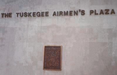 The Tuskegee Airmen's Plaza Marker image. Click for full size.