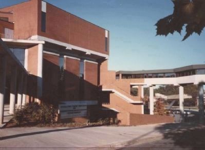 Main entrance to the Daniel "Chappie" James Center for Aerospace and Health Education image. Click for full size.
