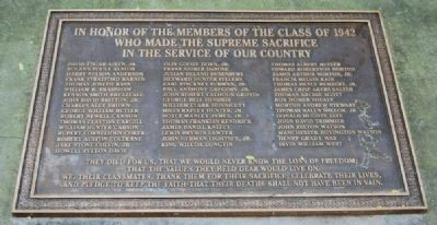 Class of 1942 Memorial image. Click for full size.
