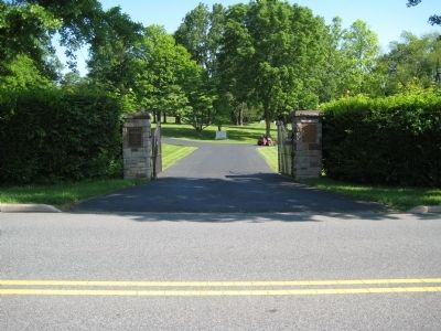 Flemington Jewish Cemetery Gates. Click for full size. Flemington Jewish Cemetery Gates image. Click for full size.