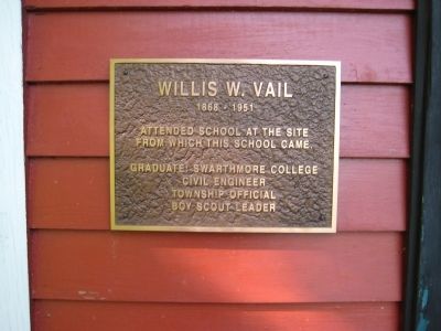 Willis W. Vail Marker image. Click for full size.