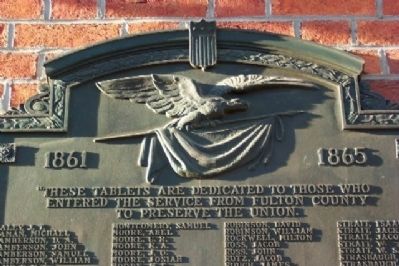 Fulton County Civil War Memorial Marker Detail. Click for full size. Fulton County Civil War Memorial Marker Detail image. Click for full size.