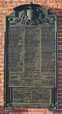 Fulton County Civil War Memorial Roll Call Tablet 2 image. Click for full size.