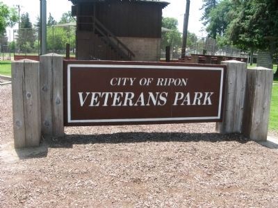 City of Ripon Veterans Park image. Click for full size.